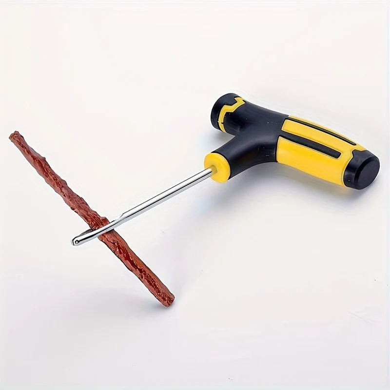 Auto-Reifen-Reparatur-Set, Multi-Tool-Zange für Auto, LKW, Wohnmobil, flacher schlauchloser Reifen, Nietenstopfen, Vakuumfolien-Gumminagel