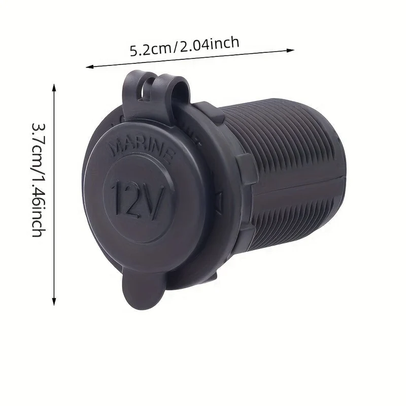 1 Stück 12 V Zigarettenanzünder, wasserdicht, für Auto, Boot, Motorrad, Splitter, Netzteil, Steckdosen, Netzstecker, Steckdose, Feuerzeug-Zubehör