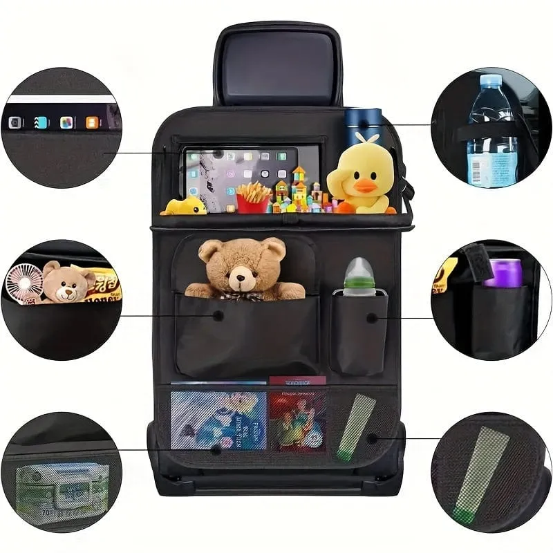 Oxford-Stoff Auto-Organizer Auto-Stuhl-Rücken-Aufbewahrungstasche Aufbewahrungstasche Autositz-Organizer