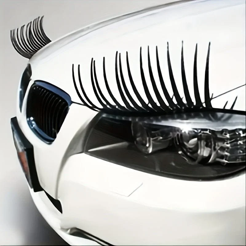 2 stücke Scheinwerfer Wimpern Aufkleber Auto Aufkleber Nette Gefälschte Wimpern Auto Aufkleber Für Dekorative Scheinwerfer