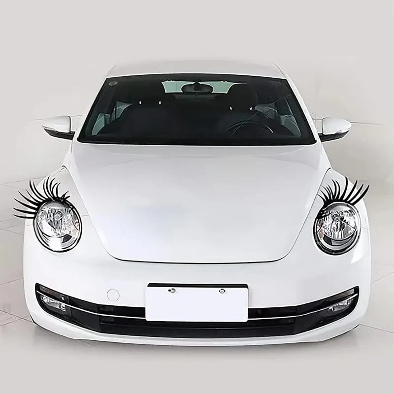 2 stücke Scheinwerfer Wimpern Aufkleber Auto Aufkleber Nette Gefälschte Wimpern Auto Aufkleber Für Dekorative Scheinwerfer