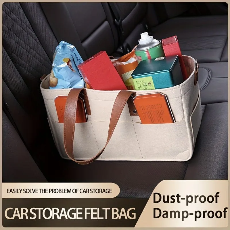 Zusammenklappbare Aufbewahrungstasche für den Kofferraum, den Haushalt, multifunktionale Hängetasche, Hängekorbwagen, tragbare Tasche, praktisches Zubehör für das Auto