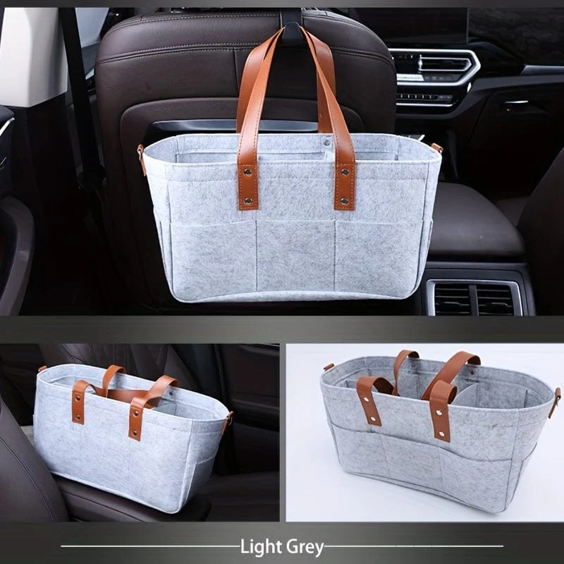 Zusammenklappbare Aufbewahrungstasche für den Kofferraum, den Haushalt, multifunktionale Hängetasche, Hängekorbwagen, tragbare Tasche, praktisches Zubehör für das Auto