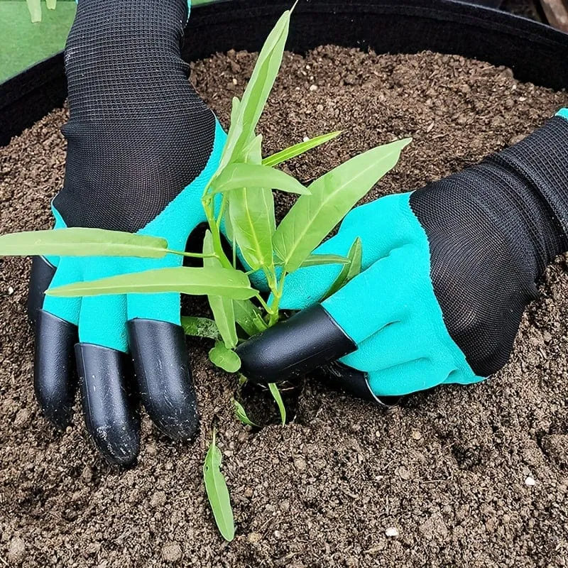 Gartenhandschuhe mit Krallen: Mit Leichtigkeit graben, pflanzen, jäten und säen – schützen Sie Ihre Finger und Nägel!