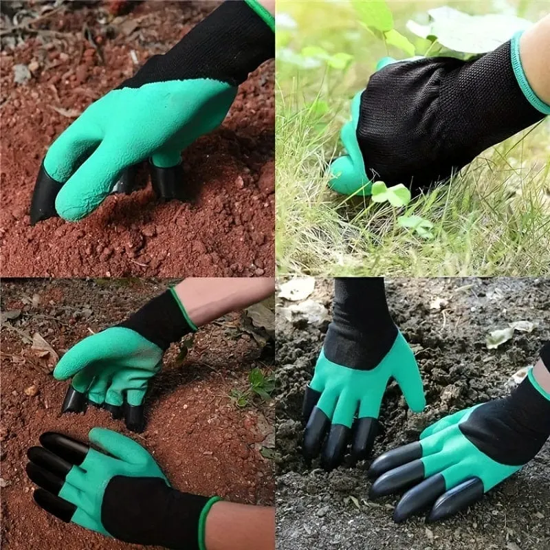 Gartenhandschuhe mit Krallen: Mit Leichtigkeit graben, pflanzen, jäten und säen – schützen Sie Ihre Finger und Nägel!