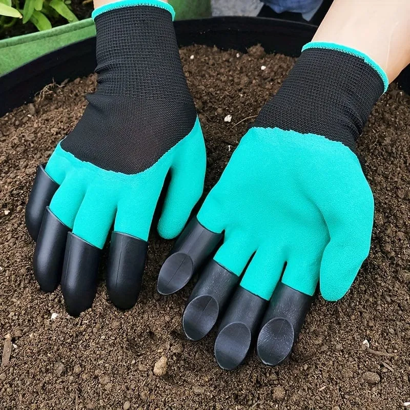 Gartenhandschuhe mit Krallen: Mit Leichtigkeit graben, pflanzen, jäten und säen – schützen Sie Ihre Finger und Nägel!