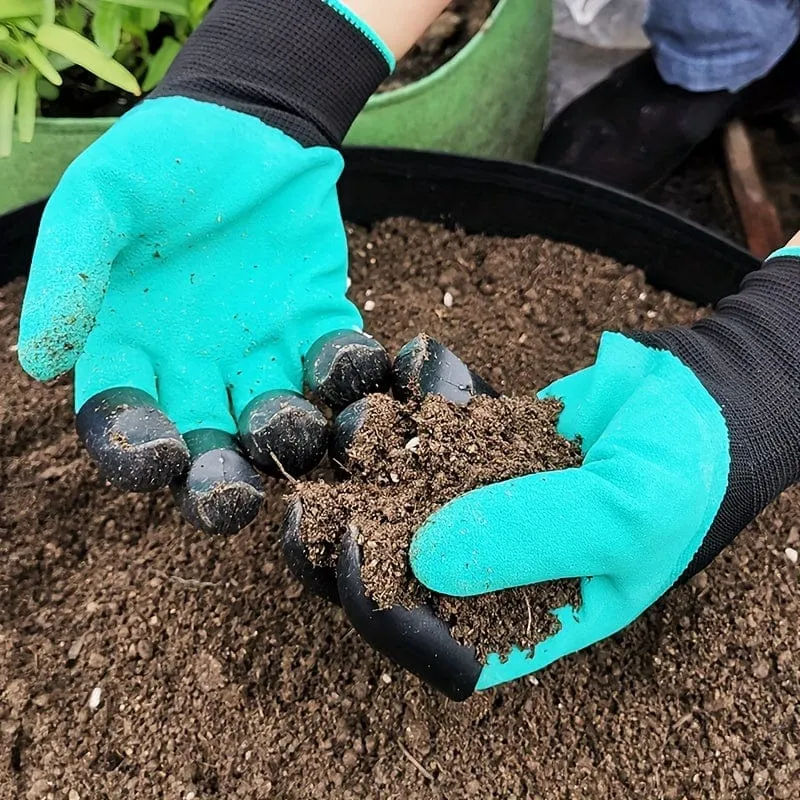 Gartenhandschuhe mit Krallen: Mit Leichtigkeit graben, pflanzen, jäten und säen – schützen Sie Ihre Finger und Nägel!