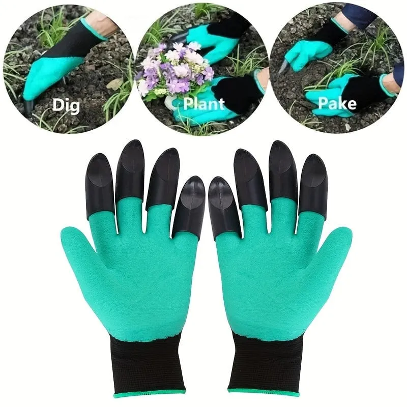 Gartenhandschuhe mit Krallen: Mit Leichtigkeit graben, pflanzen, jäten und säen – schützen Sie Ihre Finger und Nägel!