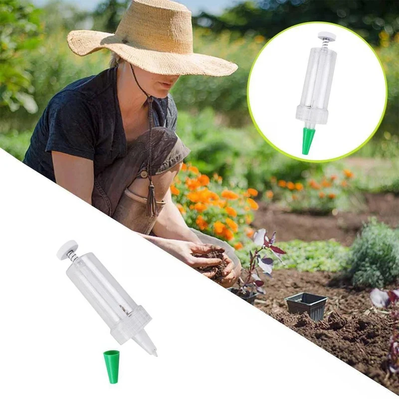 1pc, Mini Sämaschine Sämaschine Verzichten Manuelle Aussaat Werkzeuge Blumentopf Blume Sämaschine Plantage Garten Kit Bett Werkzeuge Garten liefert