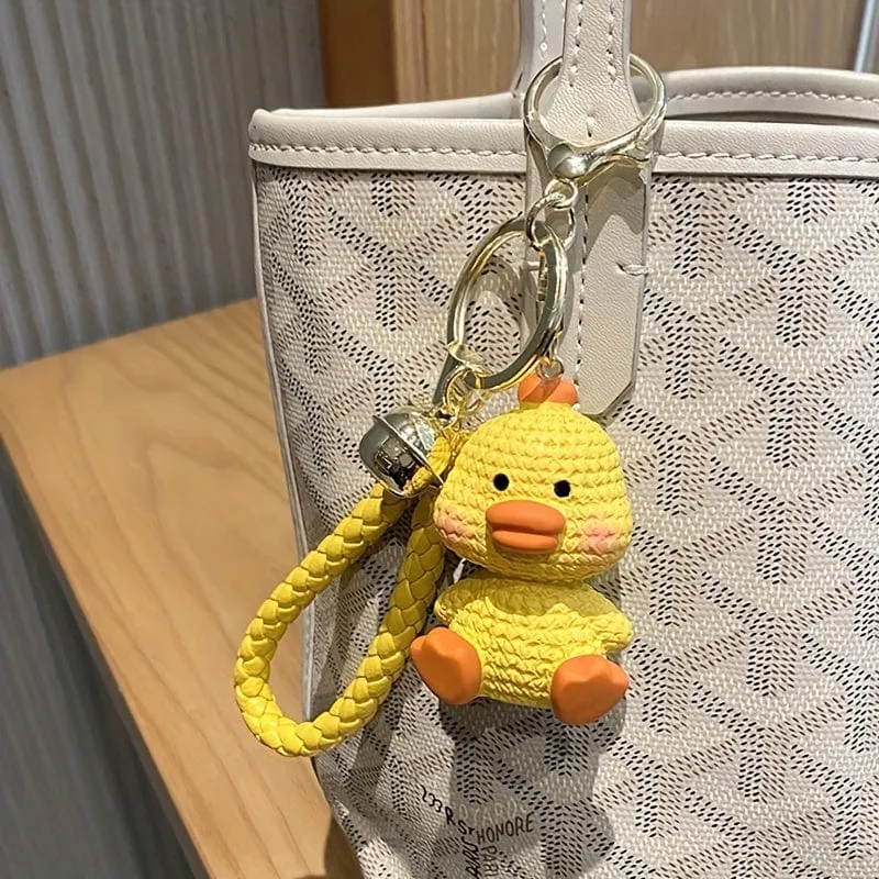 1 Stück süßer Cartoon-Tier-Schlüsselanhänger aus Kunstharz, Anime-Hase, Schwein-Dinosaurier-Schlüsselanhänger, Taschenanhänger, Auto-Schlüsselanhänger, Autozubehör, Geschenke
