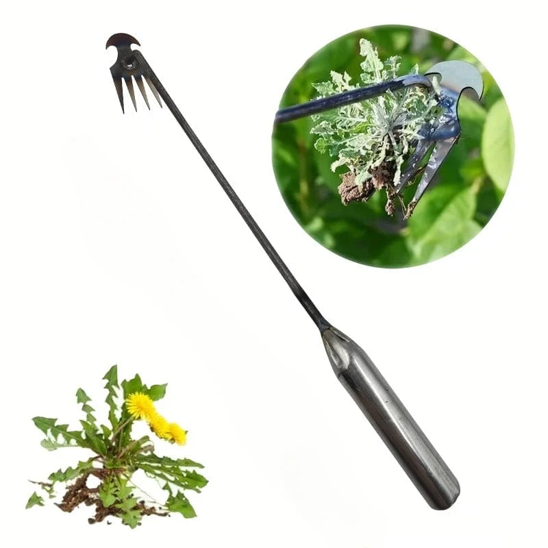 1 Stück, werten Sie Ihren Garten mit diesem hochwertigen Jätwerkzeug aus Manganstahl auf – Unkraut mit Leichtigkeit entwurzeln, Gartenwerkzeugzubehör