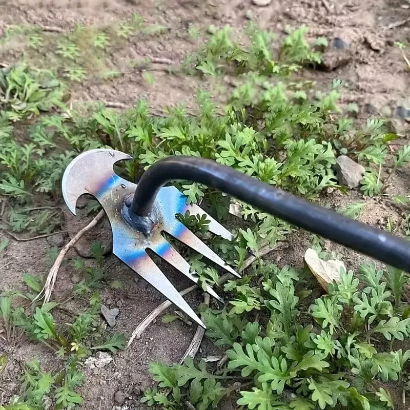 1 Stück, werten Sie Ihren Garten mit diesem hochwertigen Jätwerkzeug aus Manganstahl auf – Unkraut mit Leichtigkeit entwurzeln, Gartenwerkzeugzubehör