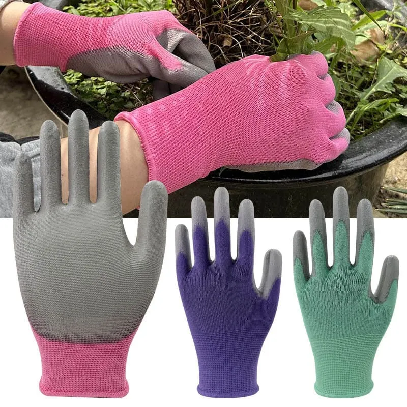 1 Paar/3 Paar/6 Paar Unisex-Gartenhandschuhe, langlebig, wasserdicht, ölbeständig, rutschfest, stichfest, Handarbeits-Schutzhandschuhe