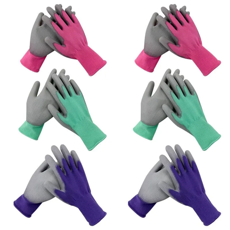 1 Paar/3 Paar/6 Paar Unisex-Gartenhandschuhe, langlebig, wasserdicht, ölbeständig, rutschfest, stichfest, Handarbeits-Schutzhandschuhe