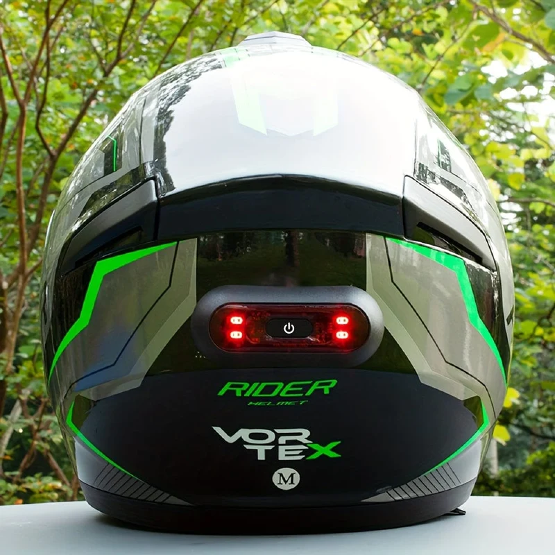 Kihous LED-Sicherheitssignal, Warnung, Rücklicht, wasserdichtes Motorrad-Helmlicht, Rücklicht