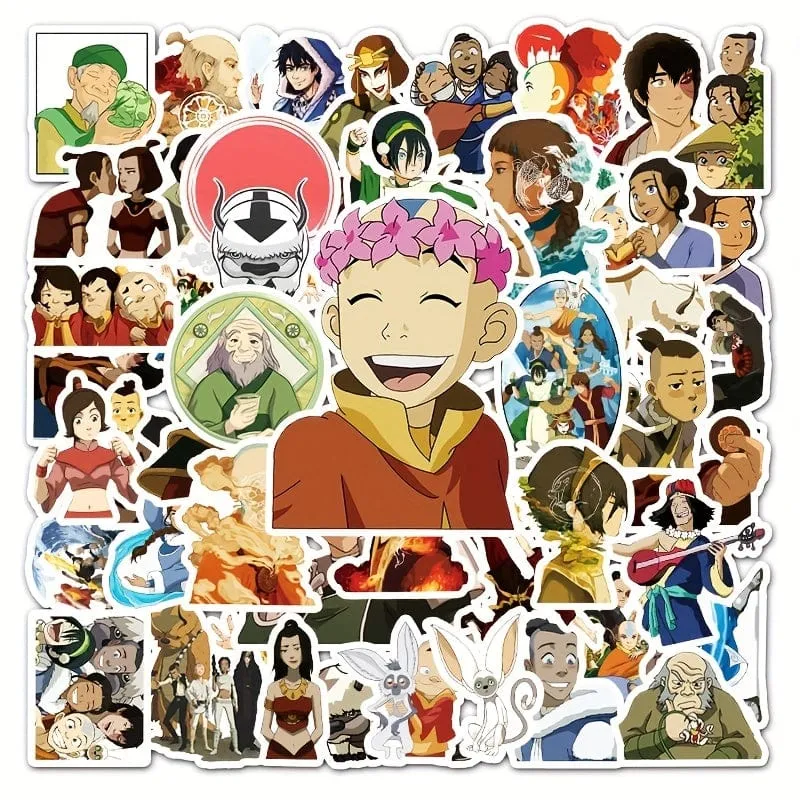 50 Stück süße Cartoon-Anime-Aufkleber, wasserfeste Aufkleber für Auto, Motorrad, Laptop, Gepäck, Wasserflasche, Skateboard-Dekor-Zubehör