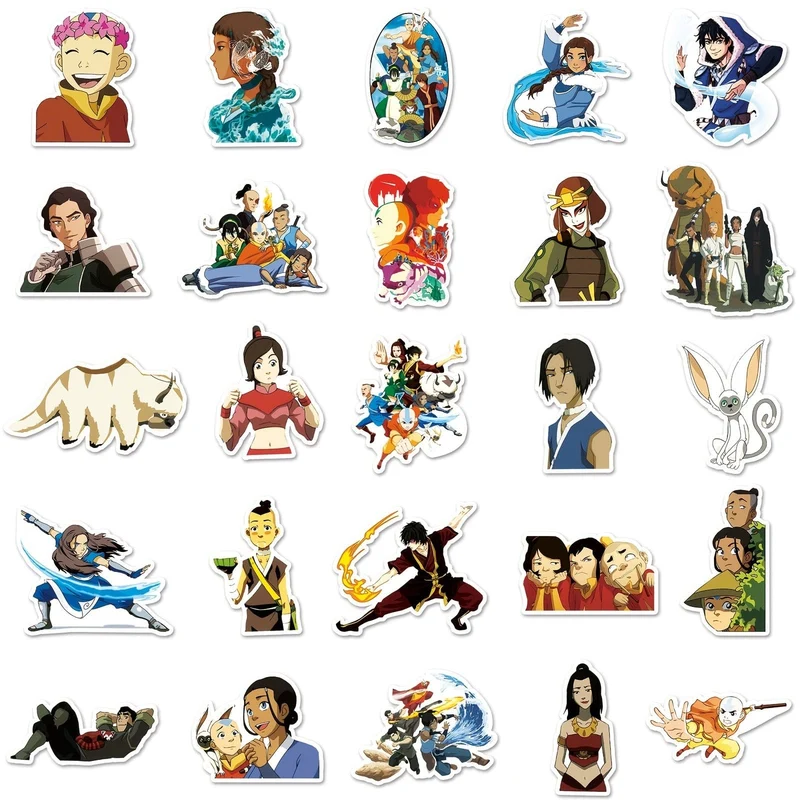 50 Stück süße Cartoon-Anime-Aufkleber, wasserfeste Aufkleber für Auto, Motorrad, Laptop, Gepäck, Wasserflasche, Skateboard-Dekor-Zubehör