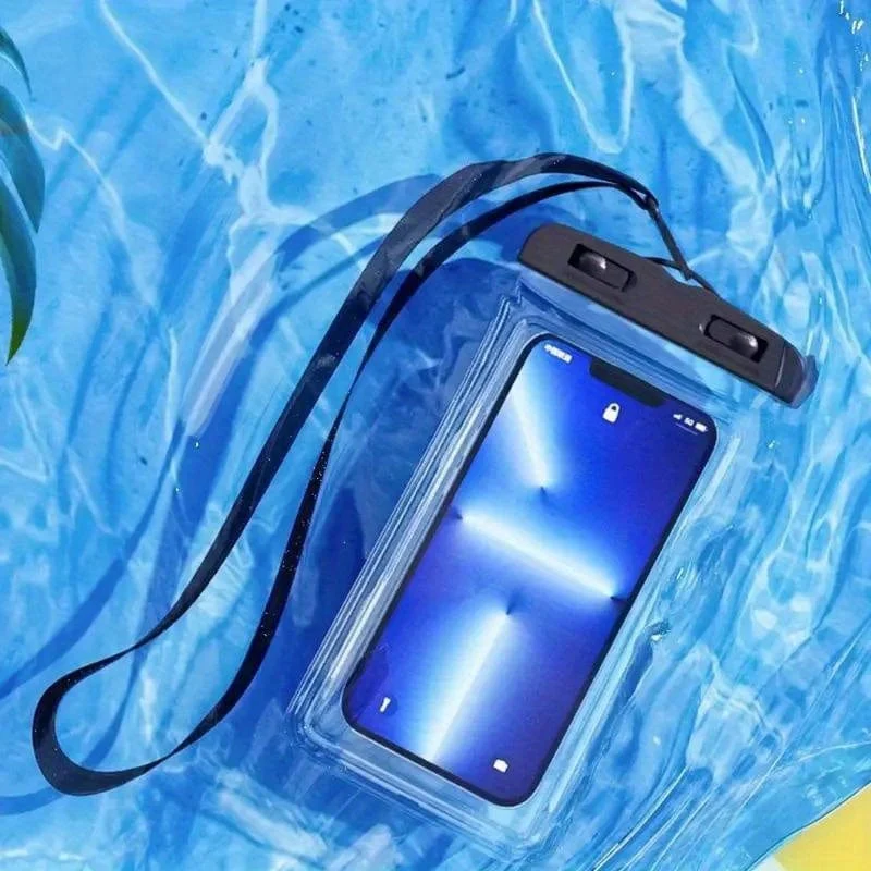 1 Stück wasserdichte Handytasche, Outdoor-Schwimm- und Treibwassertasche, Tauch-Touchscreen-Handytasche, speziell für Outdoor-Schwimmen und Rafting, versiegelte Tasche, regensichere Schutzhülle