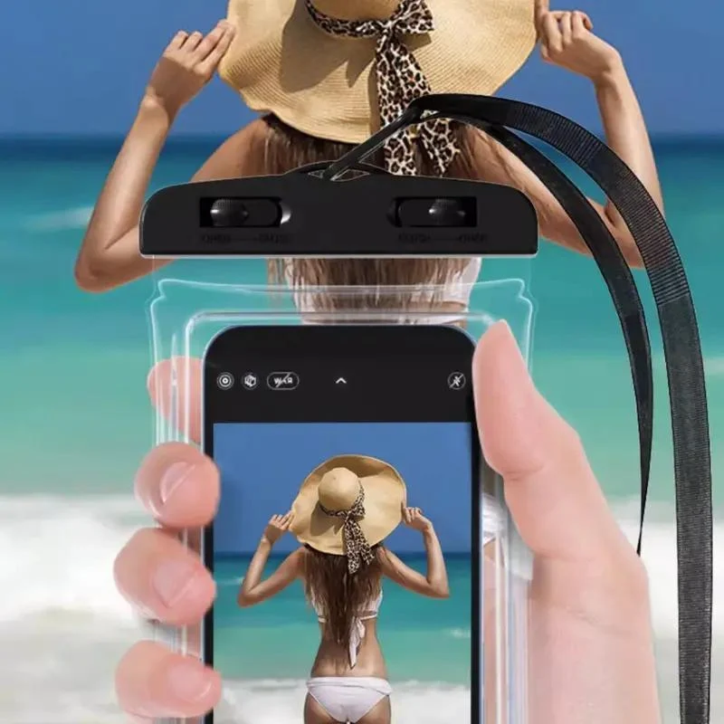 1 Stück wasserdichte Handytasche, Outdoor-Schwimm- und Treibwassertasche, Tauch-Touchscreen-Handytasche, speziell für Outdoor-Schwimmen und Rafting, versiegelte Tasche, regensichere Schutzhülle