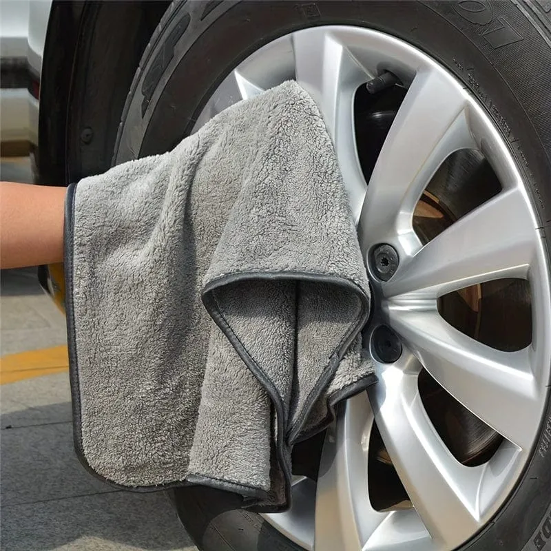 Mikrofaser-Autowaschhandtuch, schnell trocknend, automatische Reinigung, extra weiches Tuch, hohe Wasseraufnahme für Autowaschzubehör