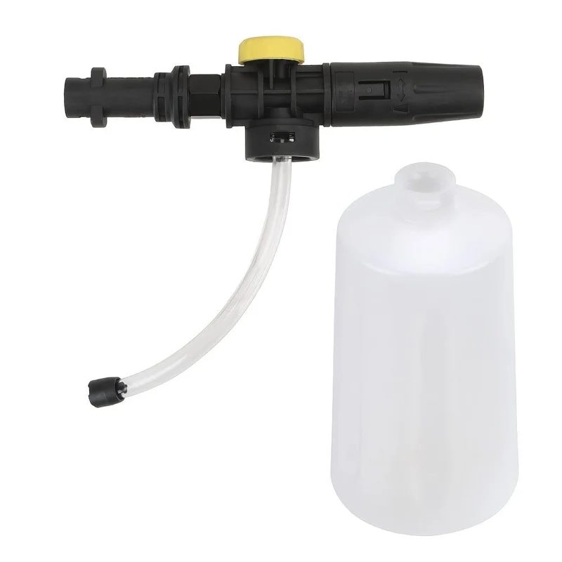 Schneeschaumlanze für Karcher K2 K3 K4 K5 K6 K7 Auto-Seifenschaumgenerator, 750 ml verstellbare Sprühdüse Hochdruckreiniger