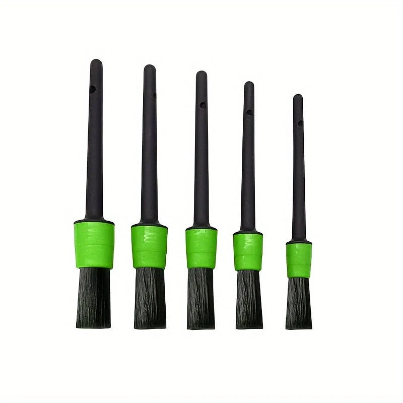5-teiliges Auto-Detail-Bürsten-Set, Auto-Innenreinigung, weiches Bürsten-Set, 5 weiche Detail-Bürsten für Kfz-Klimaanlagen, Bürsten, Armaturenbrett