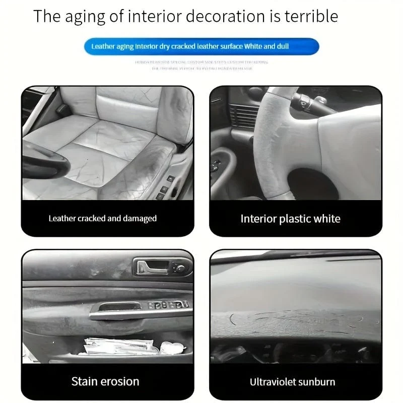 Auto-Armaturenbrett-Wachs, Auto-Innenraum-Armaturenbrett-Wartungsglanz, Universal-Wachs, Kunstleder-Reinigung, Kunststoff-Renovierung, Reparaturmittel