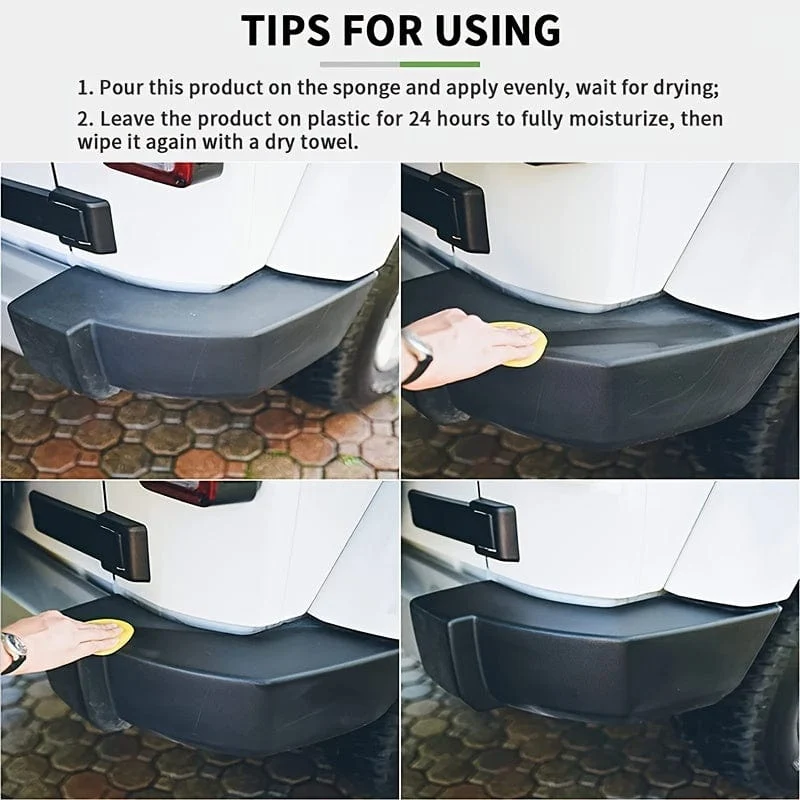 150 ml Auto-Kunststoff-Reparaturbeschichtungsmittel, Auto-Kunststoff-Gummi-Außenreparaturmittel, Reinigungsbürsten-Reparaturmittel, helles Versiegelungs-Aufhellungsmittel