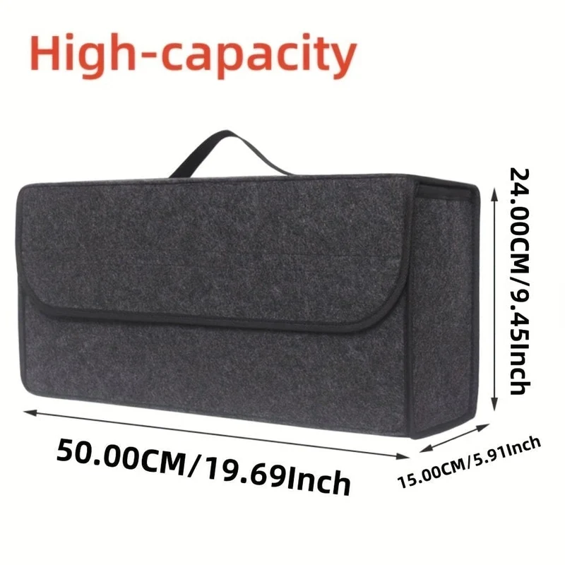 Kofferraum Filztuch Faltbare Aufbewahrungsbox Schwarz Grau Auto Innenraum Organizer Modell Tasche