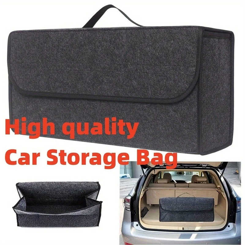 Kofferraum Filztuch Faltbare Aufbewahrungsbox Schwarz Grau Auto Innenraum Organizer Modell Tasche