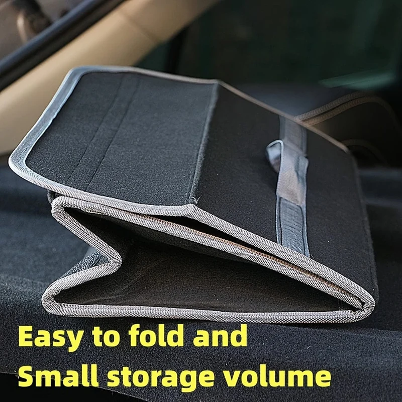 Kofferraum Filztuch Faltbare Aufbewahrungsbox Schwarz Grau Auto Innenraum Organizer Modell Tasche