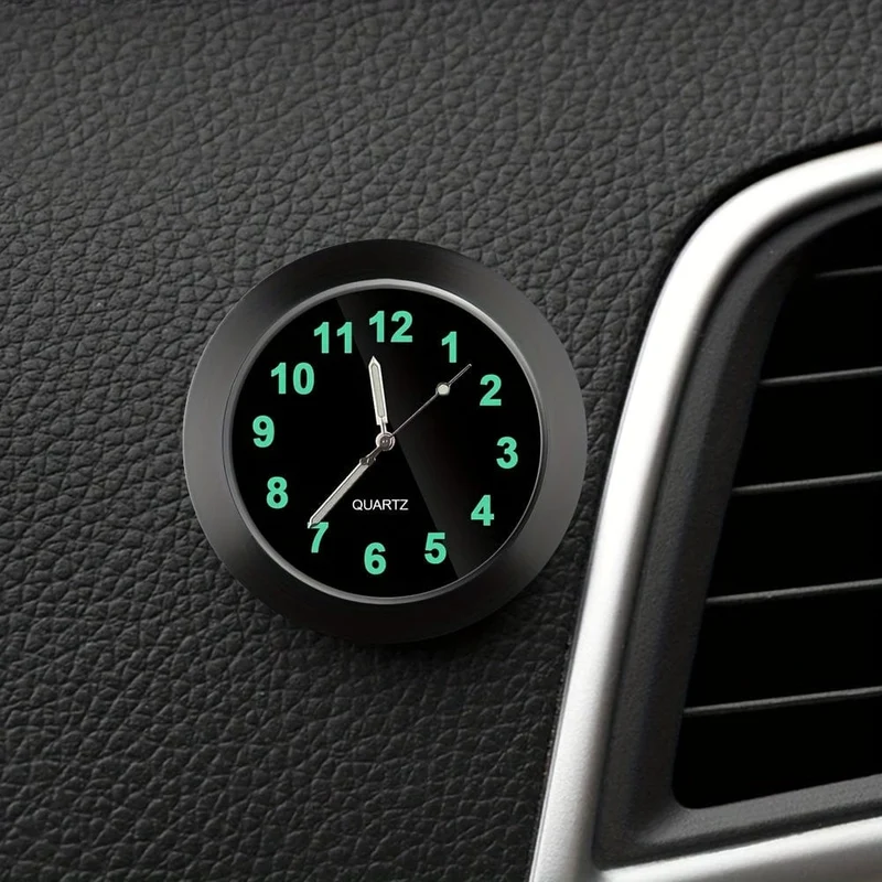 Universal Runde Auto Uhr Stick Auf Elektronische Uhr Dashboard Dekoration Für Autos Auto Mithelfer