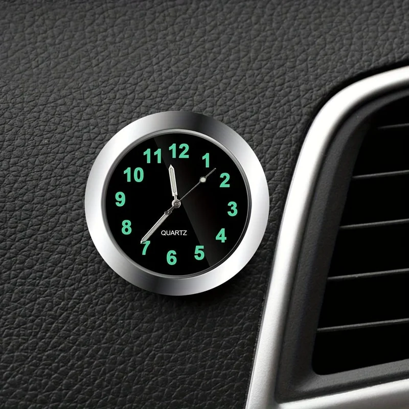 Universal Runde Auto Uhr Stick Auf Elektronische Uhr Dashboard Dekoration Für Autos Auto Mithelfer