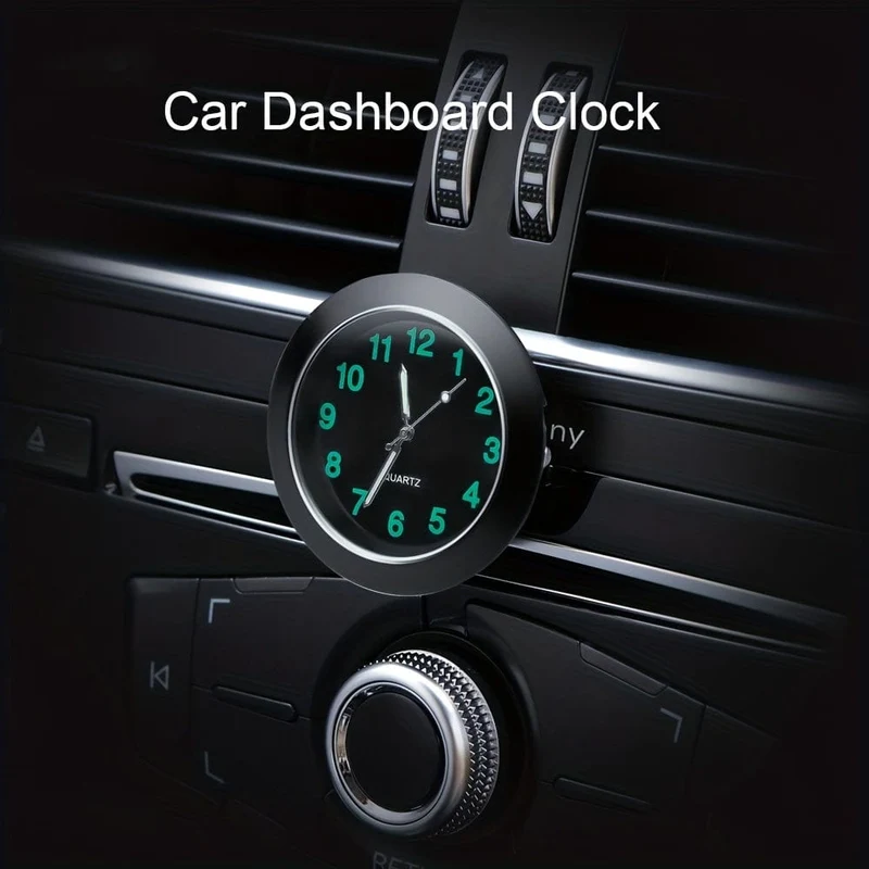 Universal Runde Auto Uhr Stick Auf Elektronische Uhr Dashboard Dekoration Für Autos Auto Mithelfer