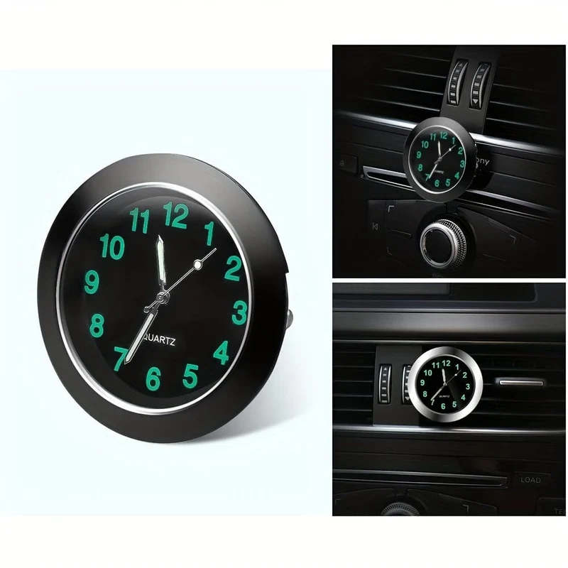Universal Runde Auto Uhr Stick Auf Elektronische Uhr Dashboard Dekoration Für Autos Auto Mithelfer