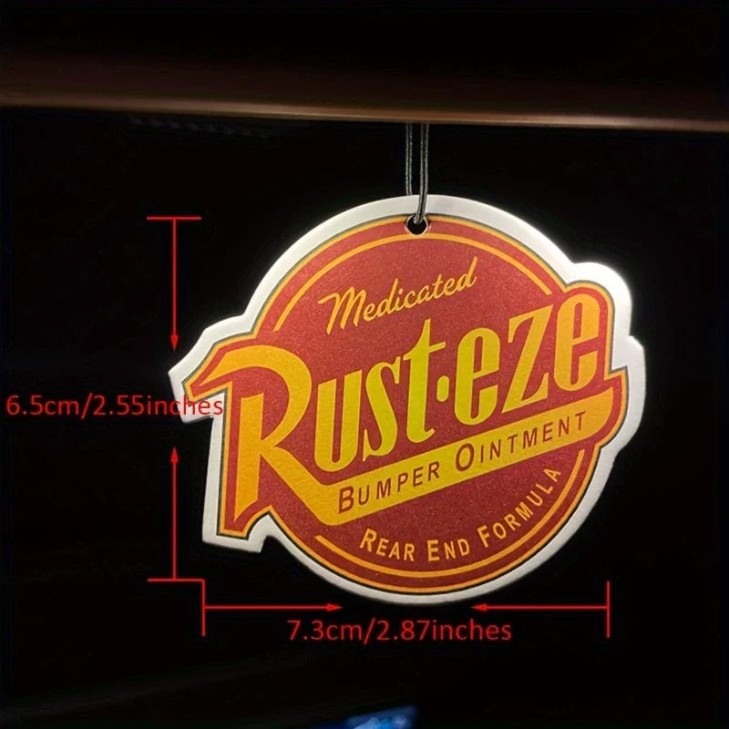 1 Stück/3 Stück Rust-Eze Auto-Aromatherapie-Tabletten, Autoduft, Hängedekoration für den Auto-Rückspiegel, Auto-Lufterfrischer, Auto-Innenausstattung