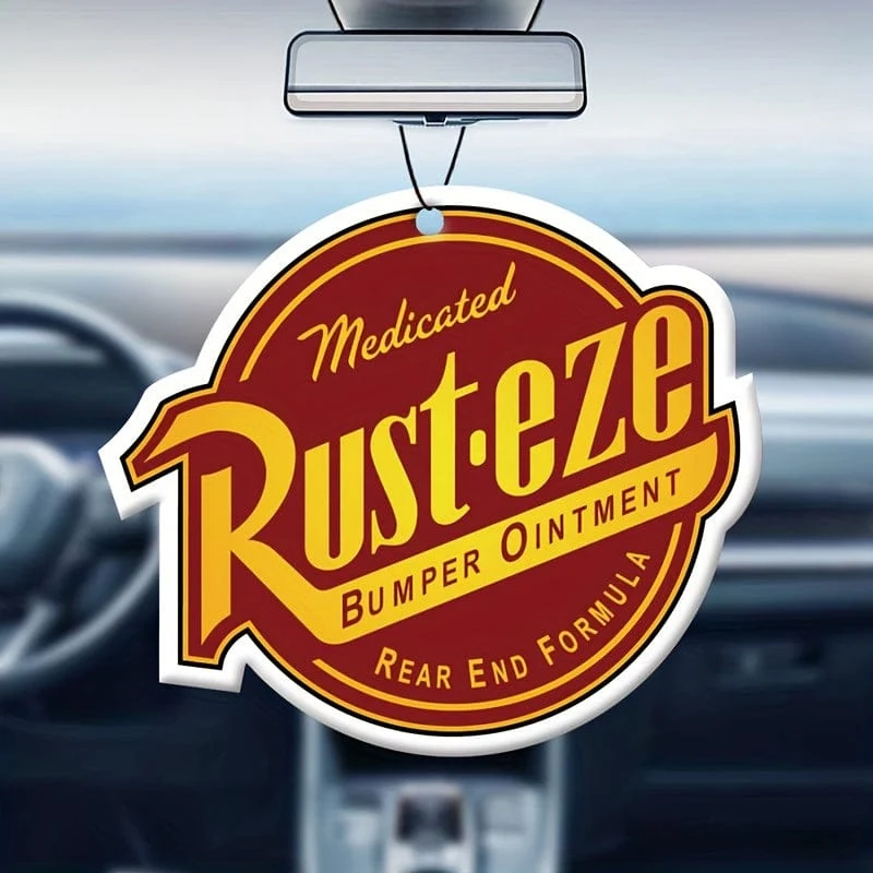 1 Stück/3 Stück Rust-Eze Auto-Aromatherapie-Tabletten, Autoduft, Hängedekoration für den Auto-Rückspiegel, Auto-Lufterfrischer, Auto-Innenausstattung