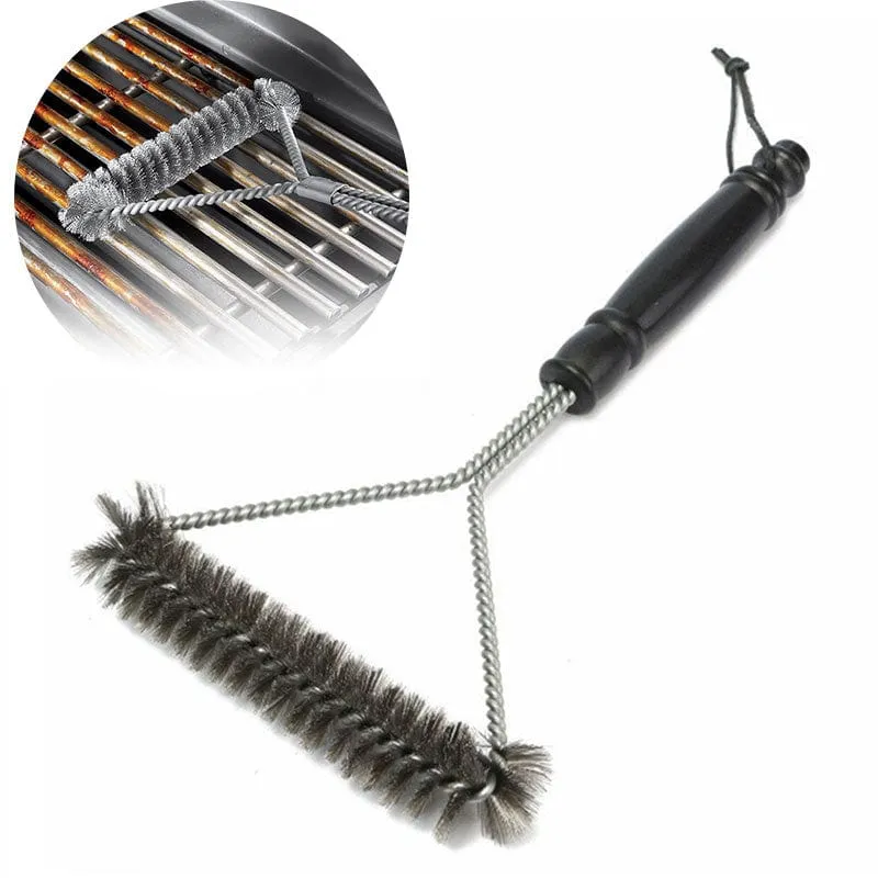 1 Stück Grill-Reinigungsbürste, Grillbürste, sauberes Werkzeug, Grillzubehör, Edelstahlborsten, Antihaft-Reinigungsbürsten, Grillzubehör, Reinigungsmittel