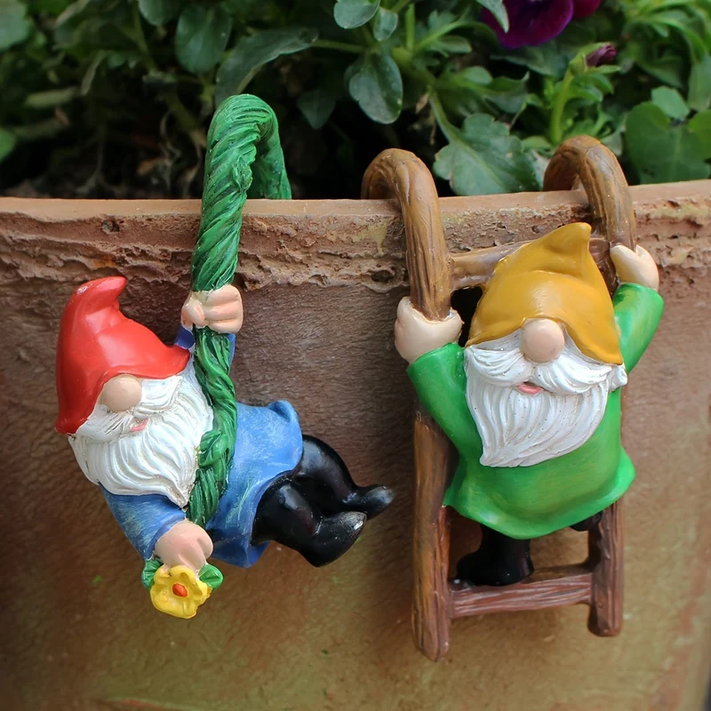 3-teilige 3D-Mini-Zwerg-Statue, Outdoor-Feengarten-Harz-Kunsthandwerk, Blumentopf-Landschaftszwerg, Mikro-Landschaftsanhänger-Ornamente, Mini-Kunstskulpturen, Landschaftsbau-DIY-Gartenskulpturen, Blumentopf-Onament, Hof-Rasen-Heimdekoration