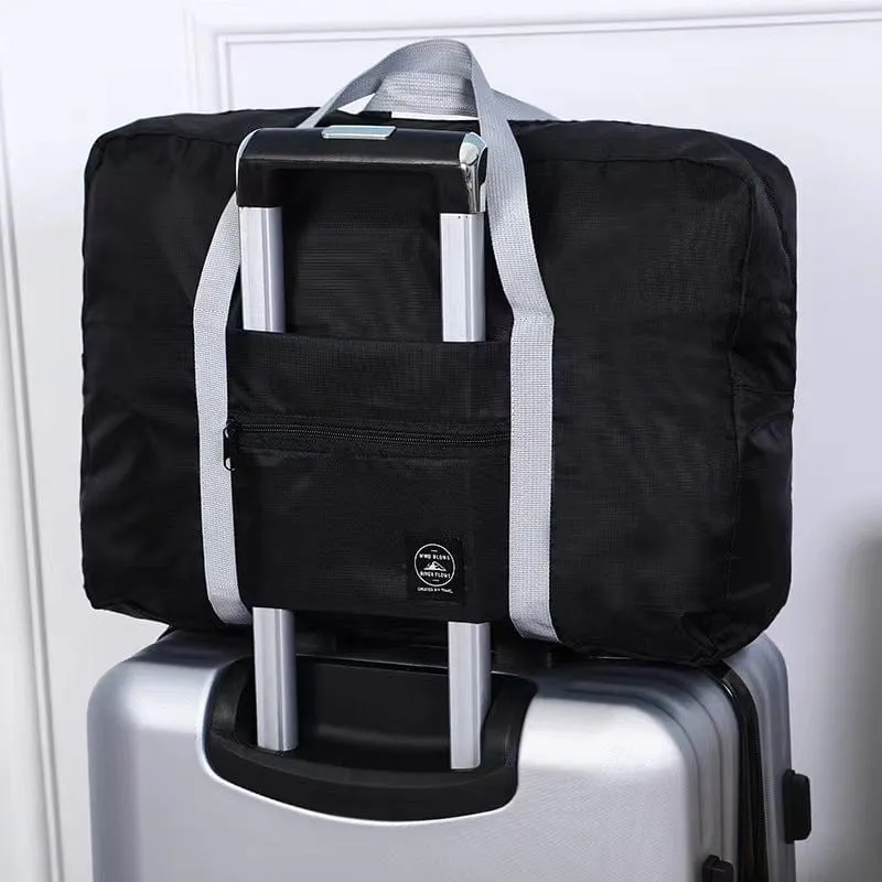 1 Stück Reise-Aufbewahrungstasche, tragbar, leicht, großes Fassungsvermögen, Gepäck-Umhängetasche, faltbare Gepäcktasche, Outdoor-Zubehör, Reisezubehör