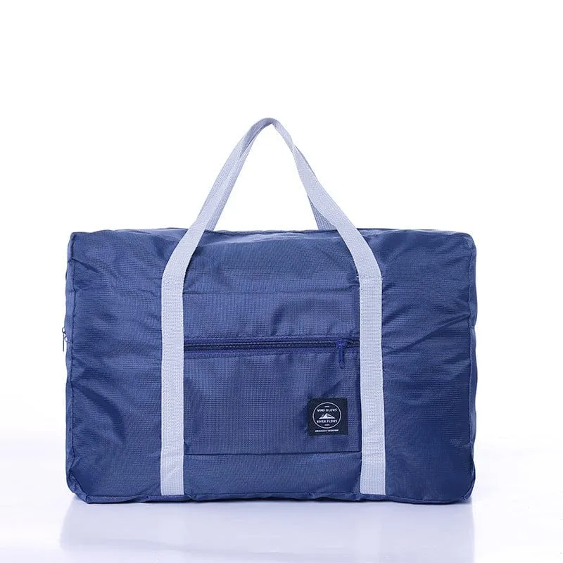 1 Stück Reise-Aufbewahrungstasche, tragbar, leicht, großes Fassungsvermögen, Gepäck-Umhängetasche, faltbare Gepäcktasche, Outdoor-Zubehör, Reisezubehör