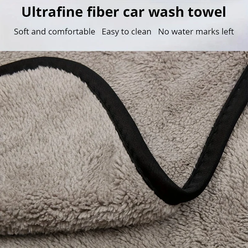 Ultra-hygroskopisches Auto-Reinigungstuch. Hochwertiges Handtuch aus ultrafeinen Fasern zum Waschen und Reinigen des Autos