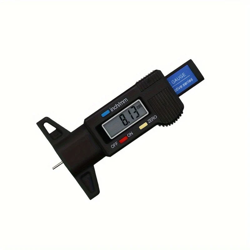 1pc Digitale Tiefenmesser Sattel Profiltiefe Gauge LCD Reifen Profil Gauge Für Auto Reifen 0-25mm mess Werkzeug Sattel Reparatur Werkzeuge