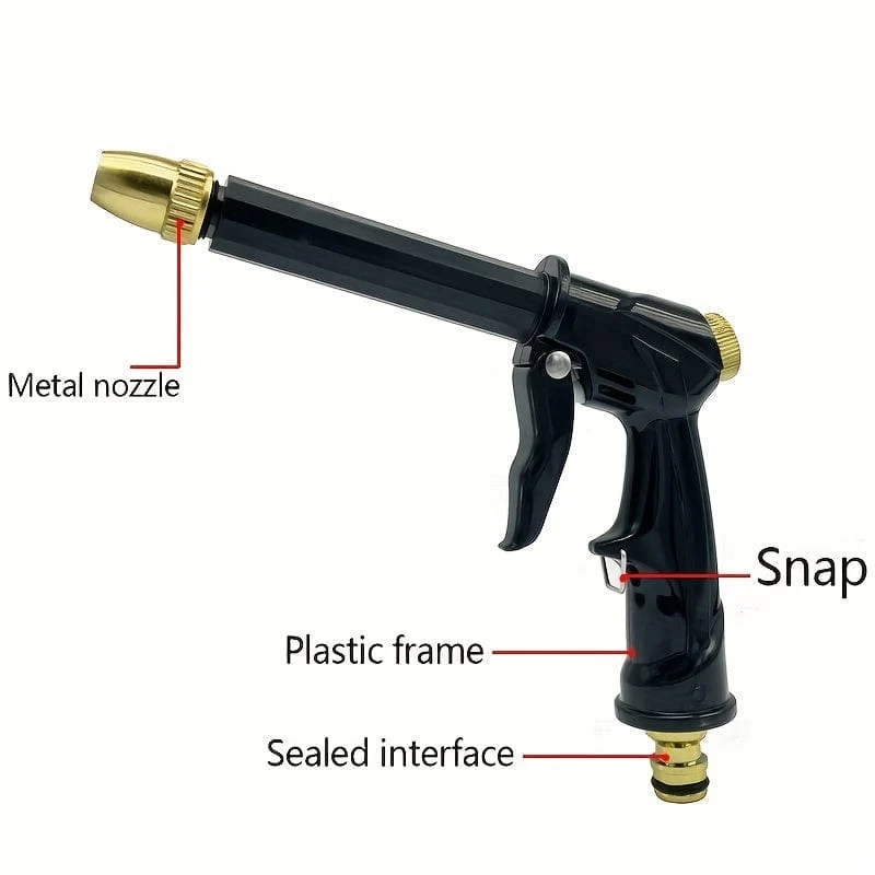1pc Hochdruck Auto Waschen Wasser Pistole Waschen Spray Einstellbare Garten Bewässerung Artefakt Garten Wasser Schlauch