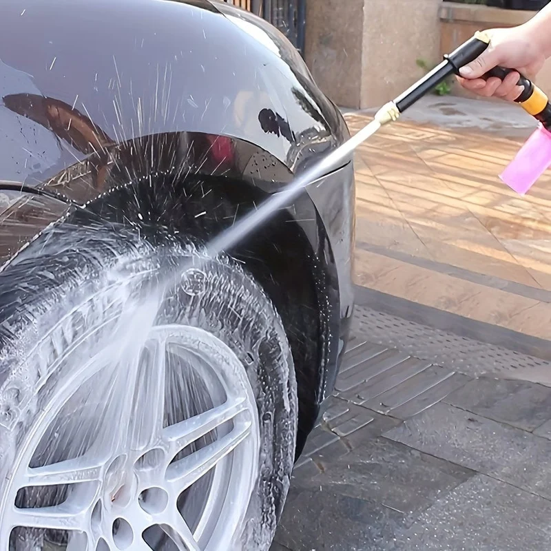 1pc Hochdruck Auto Waschen Wasser Pistole Waschen Spray Einstellbare Garten Bewässerung Artefakt Garten Wasser Schlauch