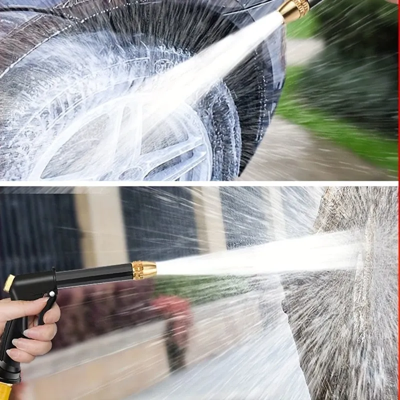 1pc Hochdruck Auto Waschen Wasser Pistole Waschen Spray Einstellbare Garten Bewässerung Artefakt Garten Wasser Schlauch