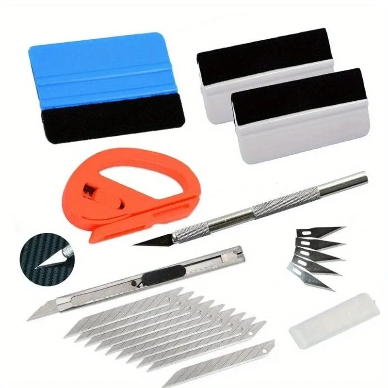 Auto-Vinylverpackungswerkzeuge, Filzrakel, Fenstertönungsschaber-Set