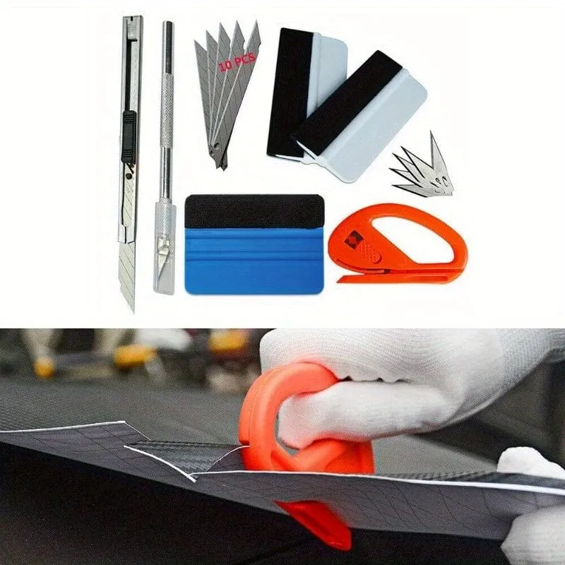 Auto-Vinylverpackungswerkzeuge, Filzrakel, Fenstertönungsschaber-Set