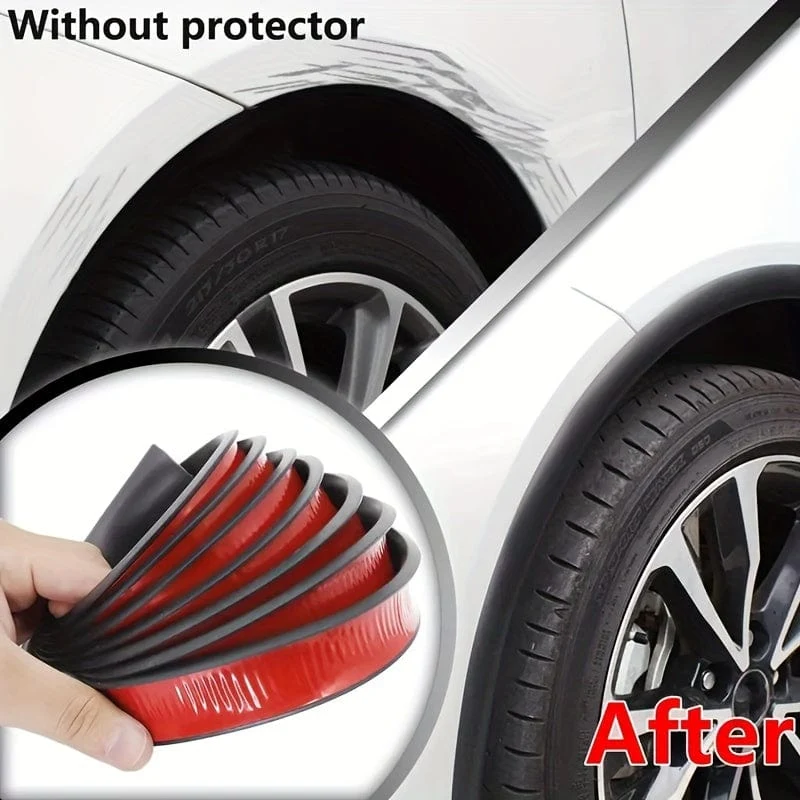 Universal-Styling-Auto-Rad-Augenbrauen-Lippen-Schutz, Radkasten-Anti-Kratz-Streifen, Kotflügelstück-Antikollisions-Zierstreifen