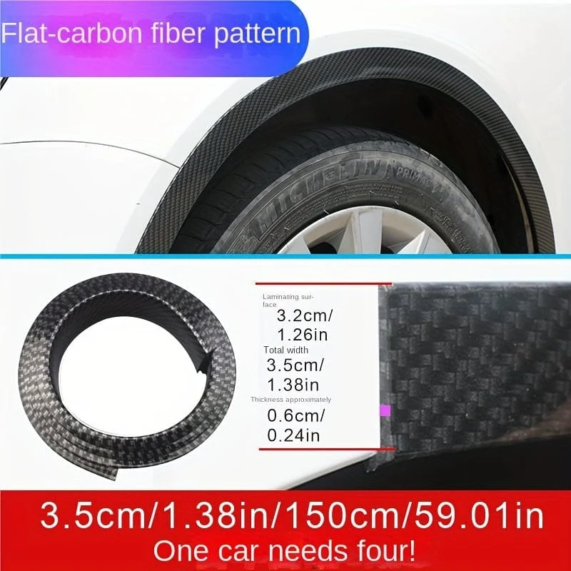 Universal-Styling-Auto-Rad-Augenbrauen-Lippen-Schutz, Radkasten-Anti-Kratz-Streifen, Kotflügelstück-Antikollisions-Zierstreifen